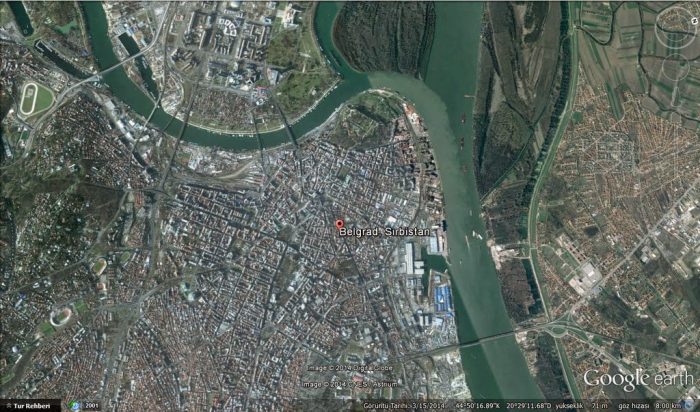 belgrad uydu harita 700x412 - İstanbul'a Benzeyen Şehirler