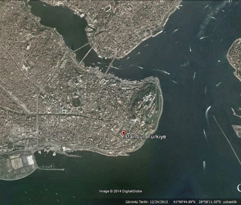 istanbul uydu harita 470x400 - İstanbul'a Benzeyen Şehirler
