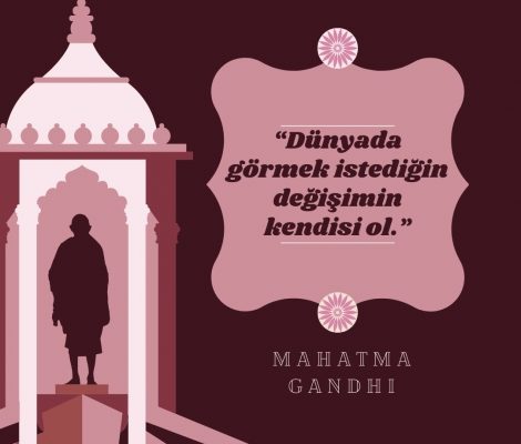 gandhi 470x400 - Gandhi'den Yaşam Dersleri